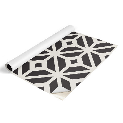 Öntapadós bútorfólia Fekete-fehér minta