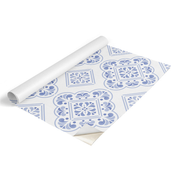 Öntapadós bútorfólia Kék minta