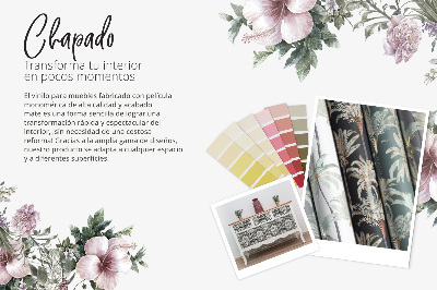 Bútor matrica Virággeometria