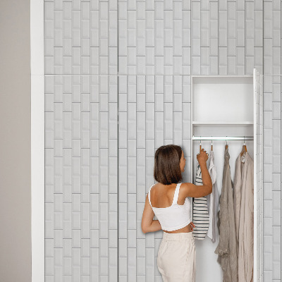 Öntapadós bútorfólia Fehér csempék