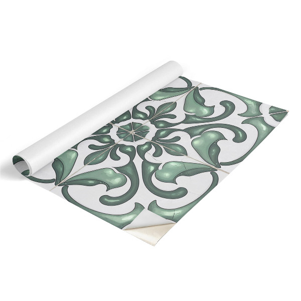 Bútorfólia Zöld díszek