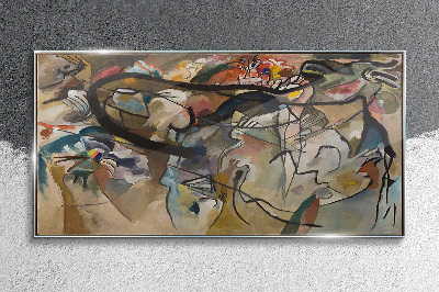 Üvegkép Kandinsky absztrakció