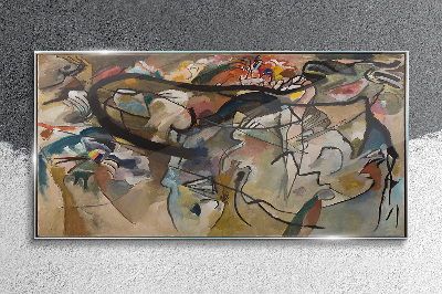Üvegkép V. Kandinsky kompozíció