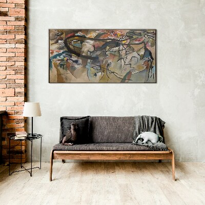 Üvegkép V. Kandinsky kompozíció