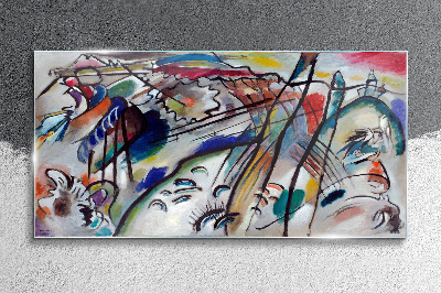 Üvegkép Kandinsky absztrakció