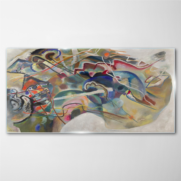 Üvegkép Absztrakció Wassily Kandinsky