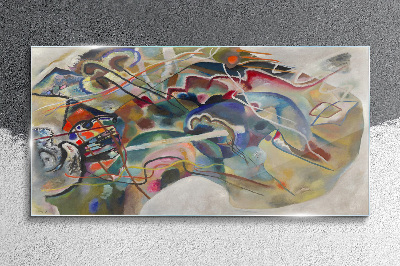 Üvegkép Absztrakció Wassily Kandinsky