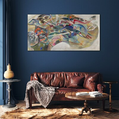 Üvegkép Absztrakció Wassily Kandinsky