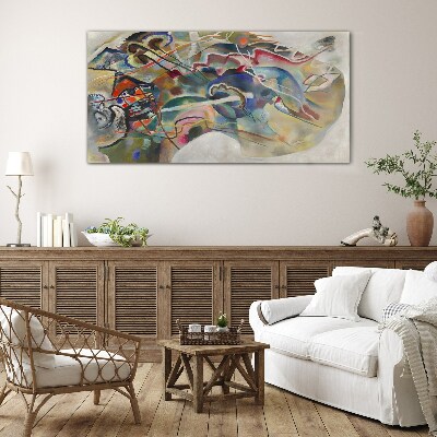 Üvegkép Absztrakció Wassily Kandinsky