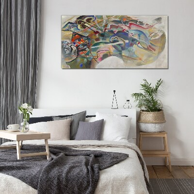 Üvegkép Absztrakció Wassily Kandinsky