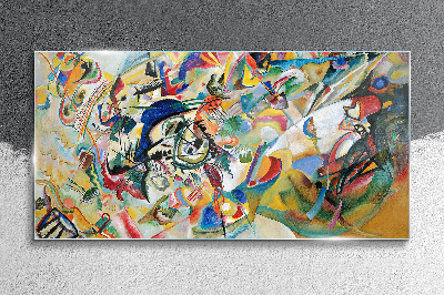 Üvegkép Összetétel VII Kandinsky