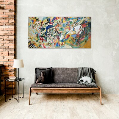 Üvegkép Összetétel VII Kandinsky