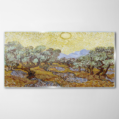 Üvegkép Sun Las Van Gogh