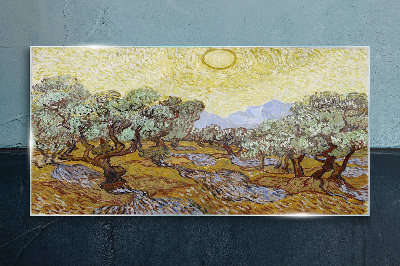 Üvegkép Sun Las Van Gogh