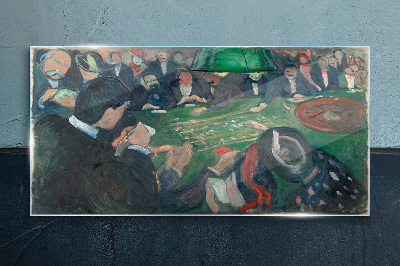 Üvegkép Rulett Edvard Munch