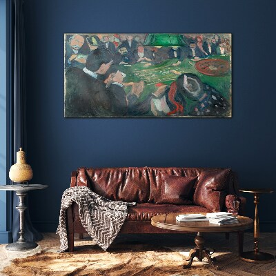 Üvegkép Rulett Edvard Munch