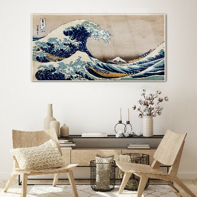 Üvegkép Kanagawa nagy hullám