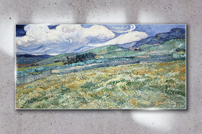 Üvegkép Tájkép van Gogh-hegység