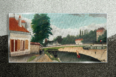 Üvegkép Csendes folyópart
