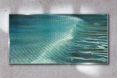 Üvegkép tengeri hullámok