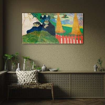 Üvegkép Arlesiennes Gauguin