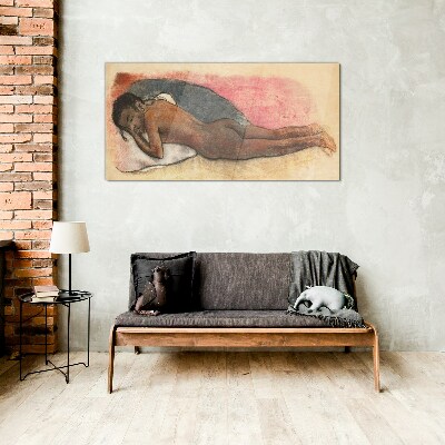 Üvegkép Meztelen nők Gauguin