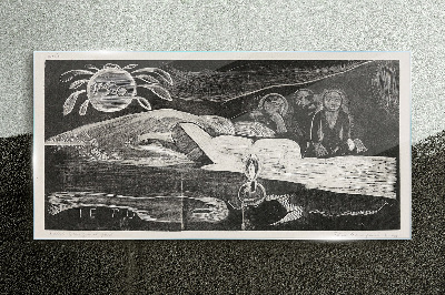 Üvegkép Ezek hosszú éjszakák után Gauguin