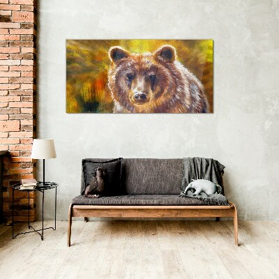 Üvegkép Medve