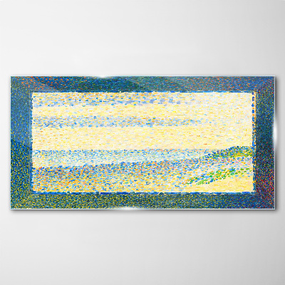 Üvegkép Seascape Gravelines Seurat