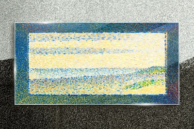 Üvegkép Seascape Gravelines Seurat