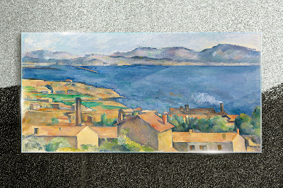 Üvegkép Marseille Cézanne-öböl