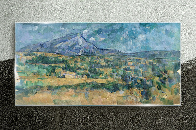 Üvegkép Mont Sainte Victoire Cézanne