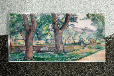 Üvegkép Nyári délután a parkban