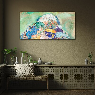 Üvegkép Baba bölcső Gustav Klimt