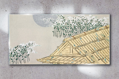 Üvegkép Béke a japán tájon