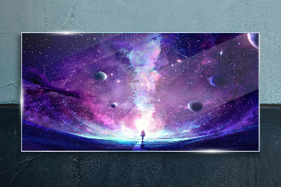 Üvegkép Űrutazás a galaxisban