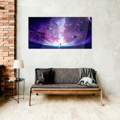 Üvegkép Űrutazás a galaxisban