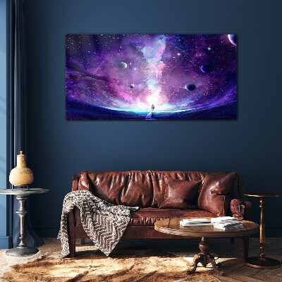 Üvegkép Éjszakai Sky Star Universe