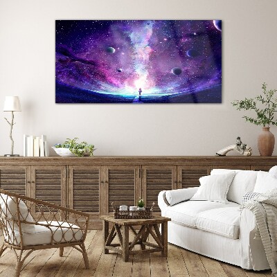 Üvegkép Űrutazás a galaxisban