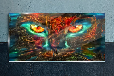 Üvegkép Mystery Cat Eyes