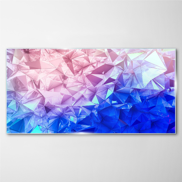 Üvegkép A jég kaleidoszkópos árnyalatai