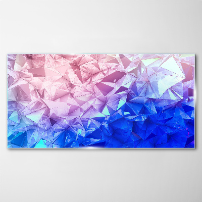 Üvegkép A jég kaleidoszkópos árnyalatai