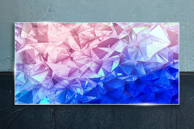 Üvegkép A jég kaleidoszkópos árnyalatai