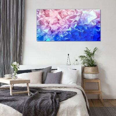 Üvegkép A jég kaleidoszkópos árnyalatai