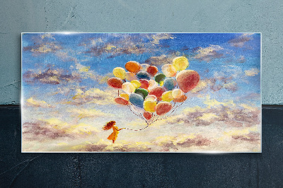 Üvegkép Modern Sky Balloons