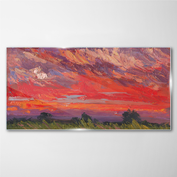 Üvegkép Sunset on Fire