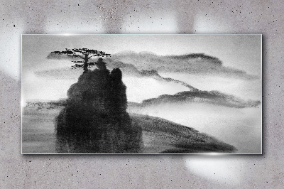 Üvegkép Hegyi köd