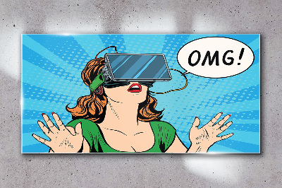 Üvegkép Meglepetés a virtuális valóságban