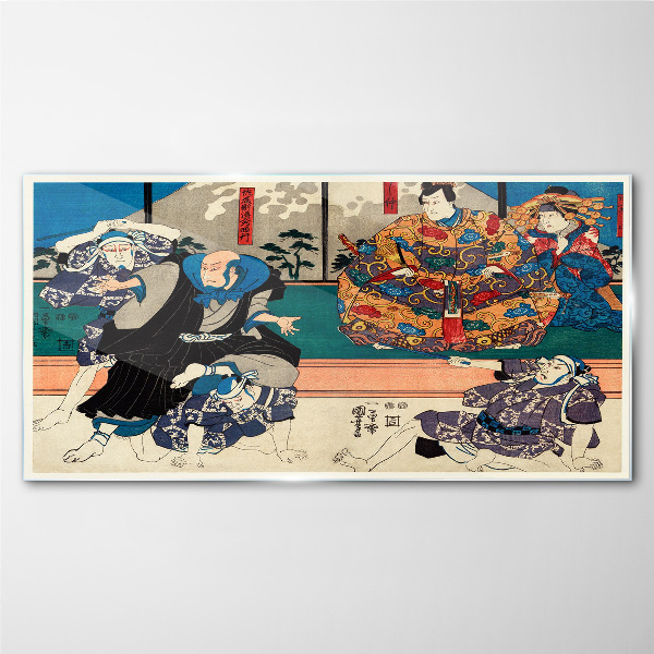 Üvegkép Hagyományos japán színpad