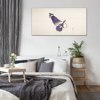 Üvegkép A zöldségek eleganciája minimalista stílusban